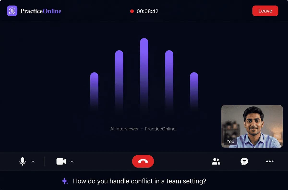 PracticeOnline AI Mock Interview Platform Demo Walkthrough